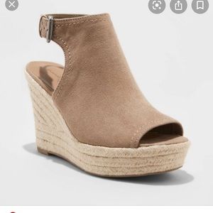 Women’s Cayla Microsuede Espadrille Wedge Pumps